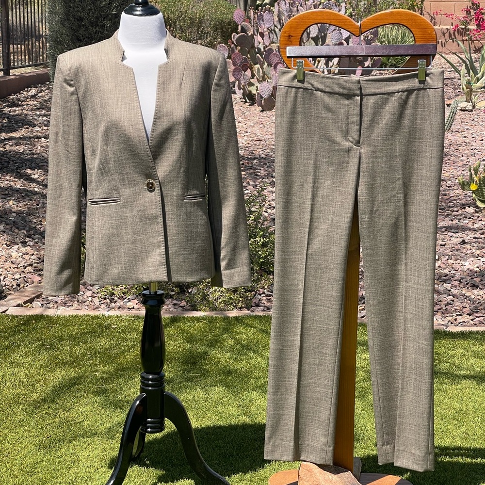 ANTONIO MELANI  - Woman’s Tan Tailored Pant Suit